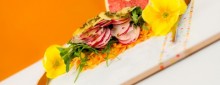 Posadi.si februarski recept - Solata s pestom iz rukole in grenivke